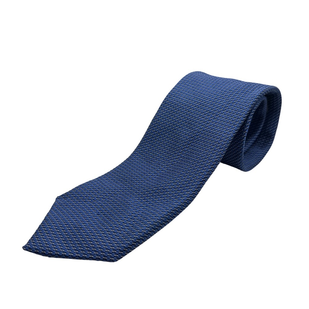 Canali Silk Tie, Blue, Made in Italy, Like New